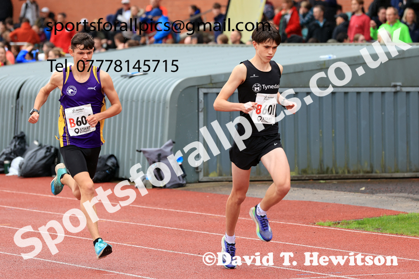 Mens Under-17s 2025 Northern Athletics Autumn Road Relays, Leigh, Lancashire. Photo: David T. Hewitson/Sports for All Pics